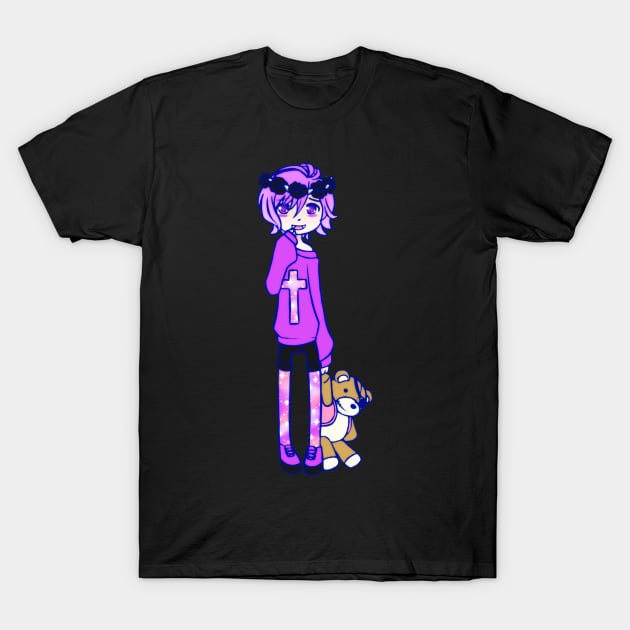 Pastel Goth Vampire T-Shirt by BonBonBunny